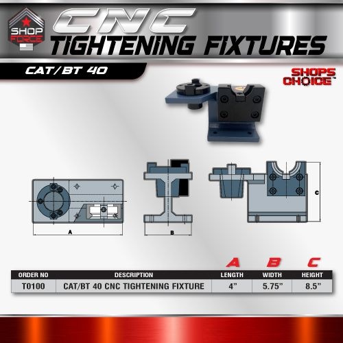 CAT/BT 30 CNC TIGHTENING FIXTURE  Shop'sChoice™ - Image 2