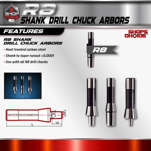 R8 TO JT2 DRL CHUCK ARBOR  Shop'sChoice - Image 2