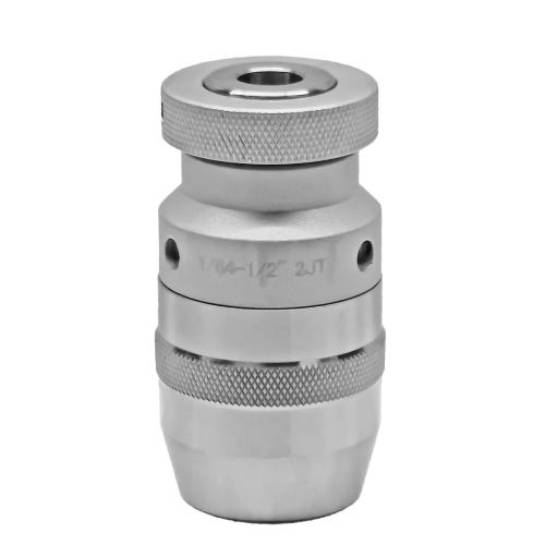 1/64"-1/2"  2-Jacobs Taper HIGH PRECISION  INDUSTRIAL KEYLESS DRILL CHUCK -Coated 10,000RPM