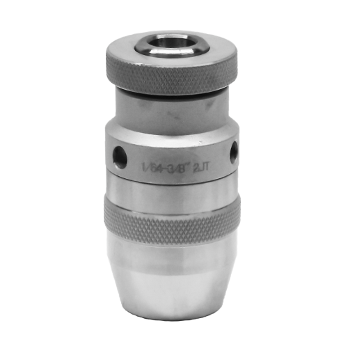 1/64"-3/8"  2-Jacobs Taper HIGH PRECISION  INDUSTRIAL KEYLESS DRILL CHUCK-Coated 10,000RPM