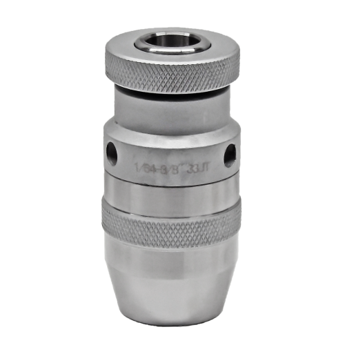 1/64"-3/8"  33-Jacobs Taper HIGH PRECISION  INDUSTRIAL KEYLESS DRILL CHUCK-Coated 10,000RPM