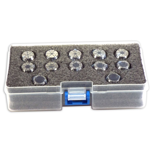 ER16 ULTRA Precision Spring Collet Set 12 Piece (0.0001" T.I.R.) Shop'sChoice™  1/16"-13/32"