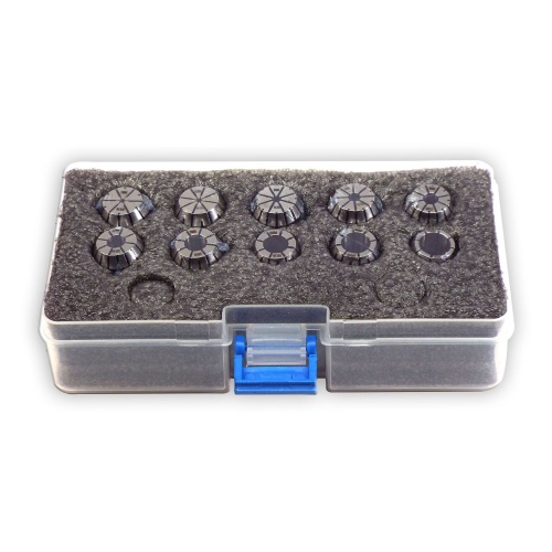 ER 16 High Precision Spring Collet SET 10 Piece 1MM - 10mm  (0.0003) T.I.R. Shop'sChoice™