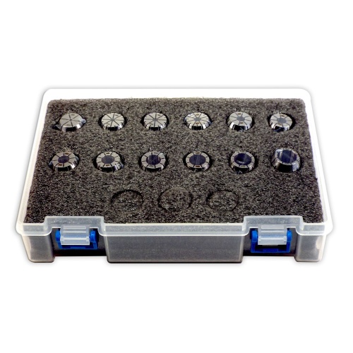 ER 20 High Precision Spring Collet SET 12 Piece 2mm - 13mm  (0.0003) T.I.R.  Shop'sChoice™