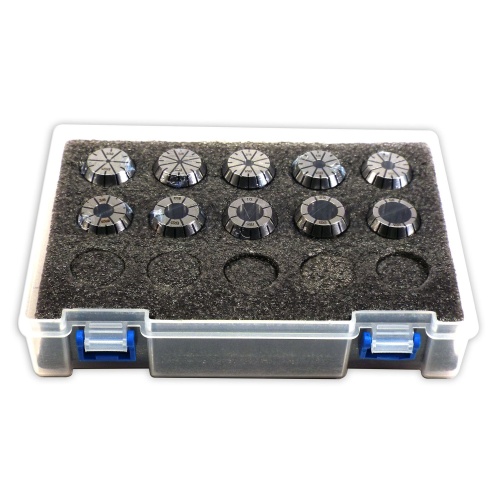 ER 25 High Precision Spring Collet SET 10 Piece 3/32" - 5/8"  (0.0003) T.I.R.  Shop'sChoice