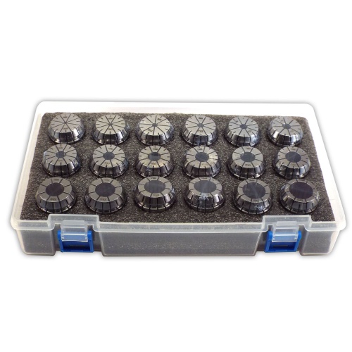 ER 32 High Precision Spring Collet SET 18 Piece 3MM - 20MM  (0.0003) T.I.R. Shop'sChoice™