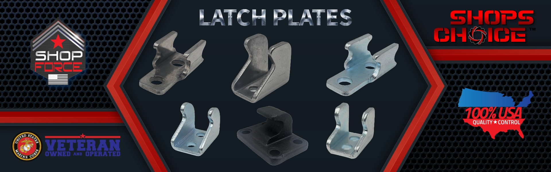 Latch plates for Latch Toggle Clamps