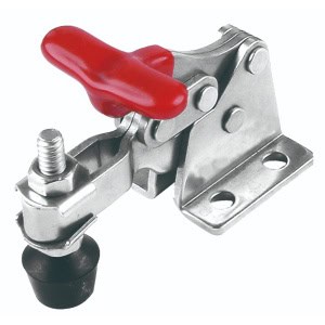 150LB U-BAR FLG BASE HORIZONTAL HOLD-DOWN TOGGLE CLAMP  With Plunger SS Shop'sChoice™