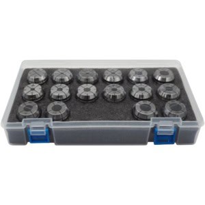ER 32 High Precision Tapping Collets 16 Piece Set with Special Locking Design (0.0003"-0.0004" T.I.R.)