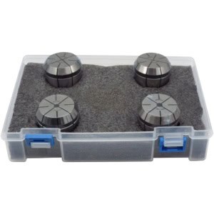 ER 40 High Precision Tapping Collets 4 Piece Set with Special Locking Design (0.0003"-0.0004" T.I.R.)