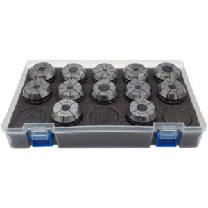 ER 40 High Precision Tapping Collets 12 Piece Set with Special Locking Design (0.0003"-0.0004" T.I.R.)