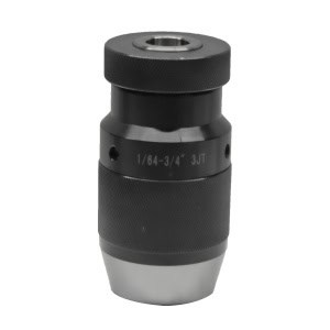 1/64"-3/4" 3-Jacobs Taper INDUSTRIAL KEYLESS Standard Precision Drill Chuck 4000RPM