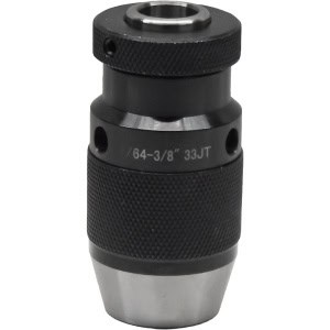 1/64"-3/8" 33-Jacobs Taper HIGH PRECISION INDUSTRIAL KEYLESS DRILL CHUCKS 4000RPM