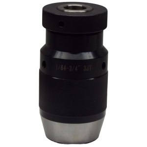 1/64"-3/4" 3-Jacobs Taper HIGH PRECISION INDUSTRIAL KEYLESS DRILL CHUCKS 4000RPM