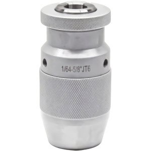 1/64"-5/8" 6-Jacobs Taper HIGH PRECISION INDUSTRIAL KEYLESS DRILL CHUCK-Coated 10,000RPM