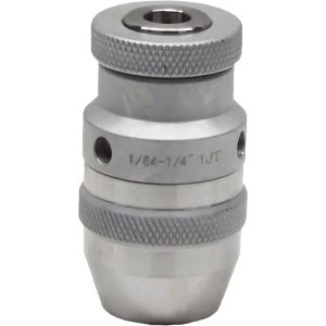 1/64"-1/4" 1-Jacobs Taper HIGH PRECISION INDUSTRIAL KEYLESS DRILL CHUCK -Coated 10,000RPM