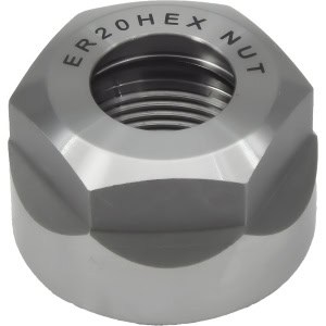 ER20 HEX LOCK NUT FOR ER COLLET CHUCK