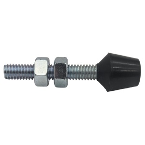 M8 X 2.5 Flat Bonded Neoprene Cap FULL THREAD Spindle Accessory | 70153