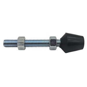 M10 X 3.5" Flat Bonded Neoprene Cap FULL THREAD Spindle Accessory | 70157