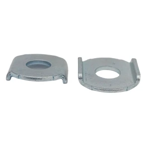 Flanged Washer 9.5MM or 3/8" (2Pack) .41"ID X 1" OD  Zinc Plated | 70166