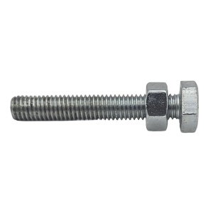 M8 X 2.17 HEX FULL THREAD ZINC PLATED SPINDLE ACCESSORY | 70205