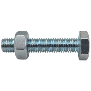 M10 X 2.22 HEX FULL THREAD ZINC PLATED SPIINDLE ACCESSORY | 70220