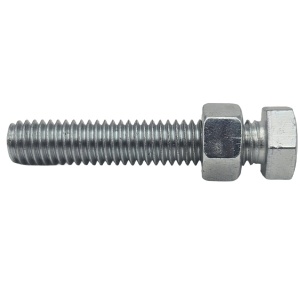 3/8-16 X 2.75" HEX FULL THREAD ZINC PLATED SPINDLE ACCESSORY | 70240