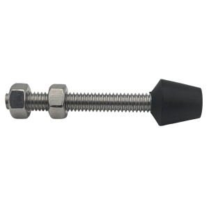 5/16-18 X 3" Black Tip Bonded Neoprene Spindle Stainless Steel | 70258