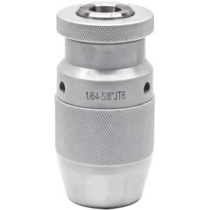 High Precision Coated Keyless Drill Chuck, 1/64"-5/8" Capacity, JT6 Jacobs Taper, 10,000 RPM