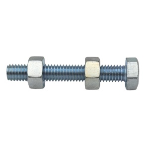 M6 X 1.74 HEX FULL THREAD ZINC PLATED SPINDLE ACCESSORY | 70197